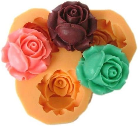 Rose Silicone Resin Clay Molds Handmade Resin Mold Polymer Clay Mold