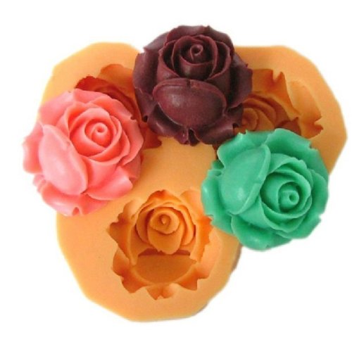 Rose Silicone Resin Clay Molds Handmade Resin Mold Polymer Clay Mold