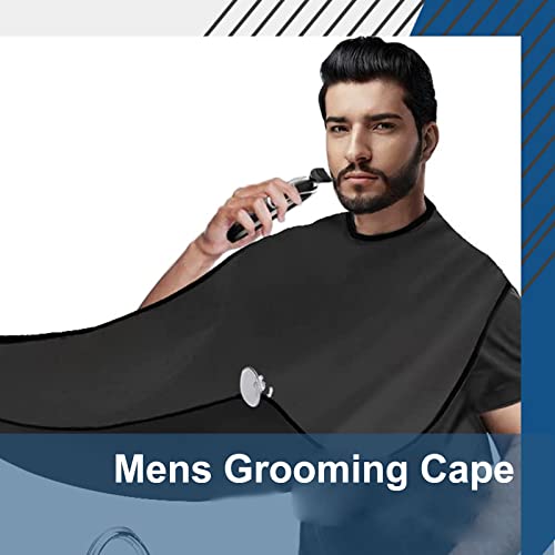 Galori apanhador de barba Avental masculino para barba capa de higiene masculina com ventosa babador