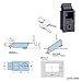 Cabinet Clamp Lock Key Or Keyless for Fire Cabinet Electrical Box Metal Light-Box Industrial Accessories 1Pcs(733-3 Key Black)