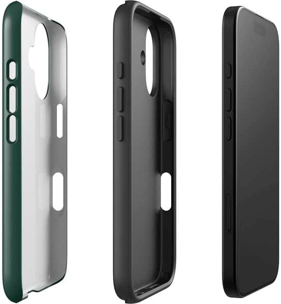 Skinit Impact Phone Case Compatible with iPhone 16 - Officially Licensed Michigan State University MSU Letters Design