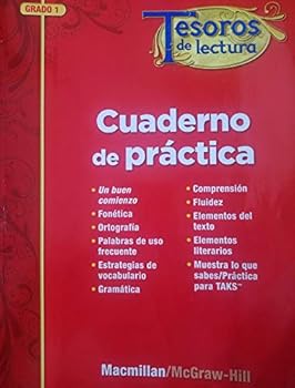 Paperback Texas Tesoros de lectura Cuaderna de practica Grado 1 Book