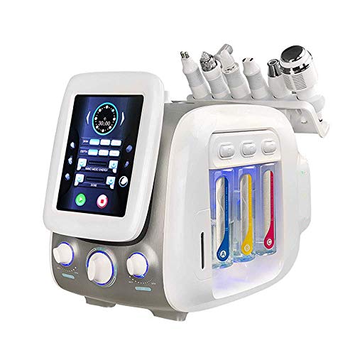 Xyfw 6 dans 1 Instrument De Beauté Oxyhydrothermique De Plasma, Appareil Facial De Rajeunissement De Peau De Solvant De Ride De Hydratation De Machine De Station Thermale D'hydro
