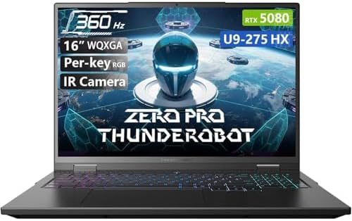 Thunderobot Zero 16 Pro 16" QHD+ 360Hz Gaming Laptop – RTX 5080 G...