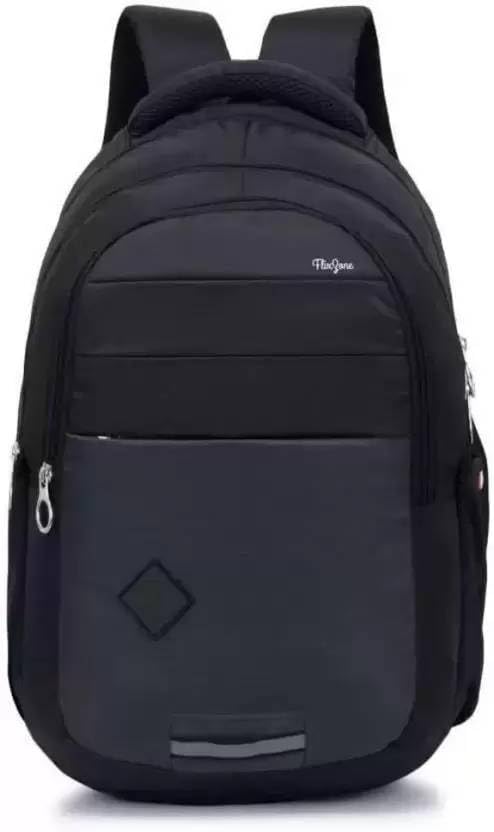 UHIBBUK 45 Litres Lightweight School Bags Backpacks For Boys Girls Stylish Men And Women Casual Travel Laptop Bag College Office - Black (B0C4HG1H2G) Amazon Price History, Amazon Price Tracker