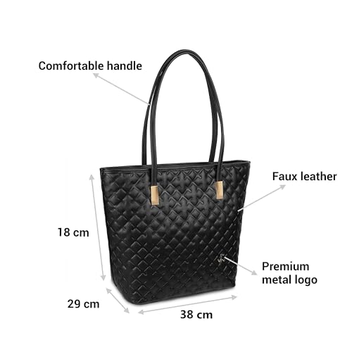 Image of Mochi Women's Fashionable Faux Leather Tote Bag