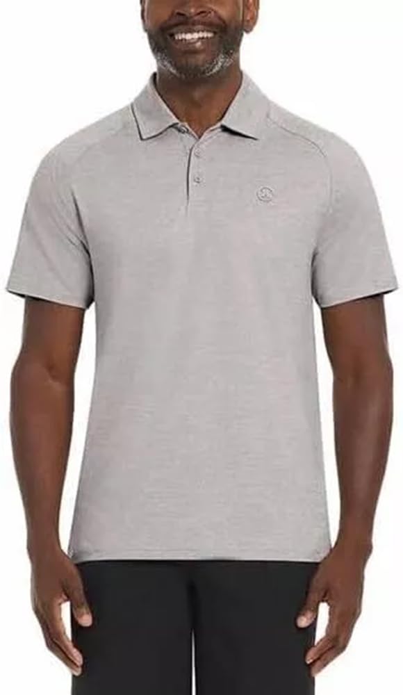 UNIVERSAL PRODUCTS RIPPLE L/S POLO グレー　3 TWP - Thunder Gray Cashmere Gauze Polo | Mitchell Stores