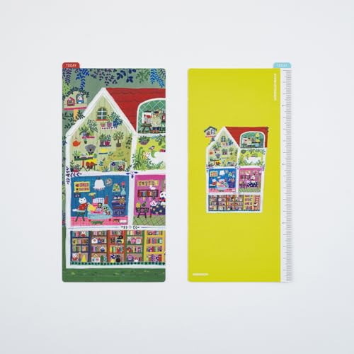 Image of ほぼ日 Hobonichi Techo Accessories Yumi Kitagishi: Hobonichi Pencil Board for Weeks (Animal Condo)