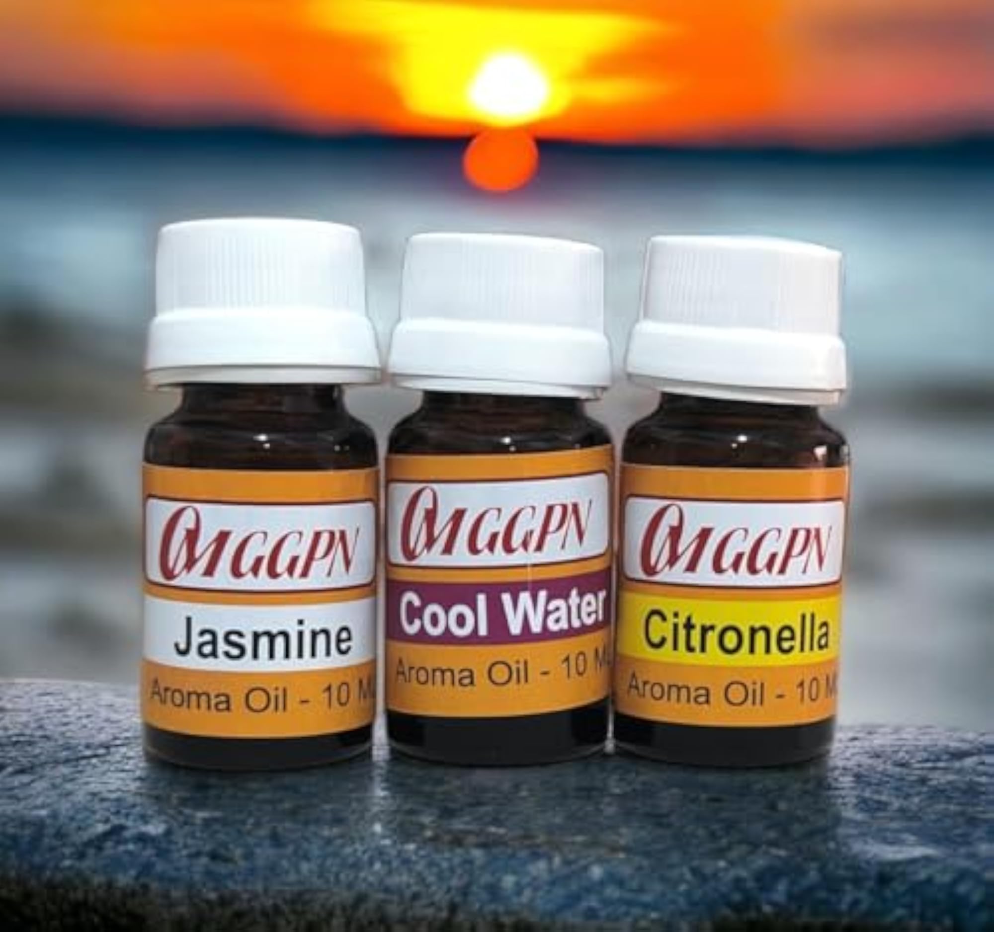 Aroma Oils - Jasmine, Water, and Citronella