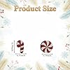 60 Pcs Mini Christmas Embellishments Charms Wooden Flatback for DIY Crafts, Holiday Wreath and Xmas Tree Ornaments, Scrapbooking Party Supplies（Candy Cane） #1