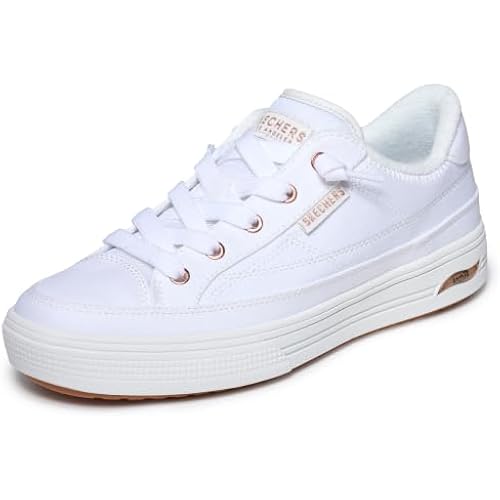 SKECHERS Women's James Goldcrown: Arch Fit Arcade-Love on Top Sneaker