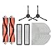 SODIAL pour Aspirateur Robotique Bot L10 Remplacer Les Kits de PièCes Filtres de Brosse LatéRale Principale DéTachables Vadrouille PièCes de Rechange de Chiffon