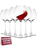 DESIGN ERGONOMIQUE : ces verres à vin s'adaptent parfaitement à votre main, offrant une prise sécurisée et facilitant l'agitation du vin pour une expérience de dégustation optimale