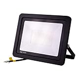 proyector led floodlight 100w 4000k negro ip65 ✔La refrigeración eficiente, la carcasa de aluminio fundido a presión, la resistencia a la corrosión y al desgaste, se combinan con el diseño avanzado de disipador de calor para asegurar suficiente área de disipación de calor y mantener la temperatura de la lámpara no más de 40 ℃.