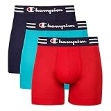Champion Men's Underwear Boxer Briefs Pack, Moisture-Wicking, Performance Stretch Cotton, Trunks and Long Leg, Multipack