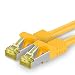 Produktbild 1aTTack.de Cat.7 Netzwerkkabel 15m Gelb 1 Stück Cat7 Ethernetkabel Netzwerk LAN Kabel Rohkabel 10 Gb s SFTP PIMF LSZH Set Patchkabel mit Rj 45 Stecker Cat.6a