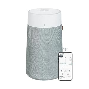 Blueair Blue Max 3250i Smart WiFi Air Purifier, HEPASilent Combination Filter Up To 48m² Rooms Removes 99.97% Pollen, Dust, Mould, Bacteria, Viruses | Activated Carbon Reduces VOCs, Odours