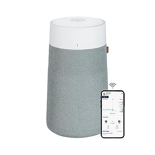 Blueair Blue Max 3250i Smart WiFi Air Purifier, HEPASilent Combination Filter Up To 48m² Rooms Removes 99.97% Pollen, Dust, Mould, Bacteria, Viruses | Activated Carbon Reduces VOCs, Odours