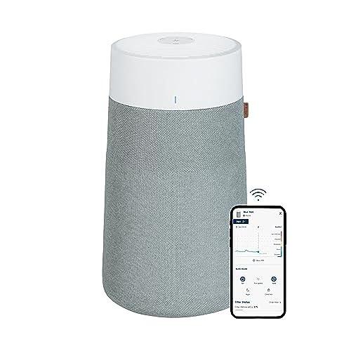 Blueair Blue Max 3250i Smart WiFi Air Purifier, HEPASilent Combination Filter Up To 48m&sup2; Rooms Removes 99.97% Pollen, Dust, Mould, Bacteria, Viruses | Activated Carbon Reduces VOCs, Odours