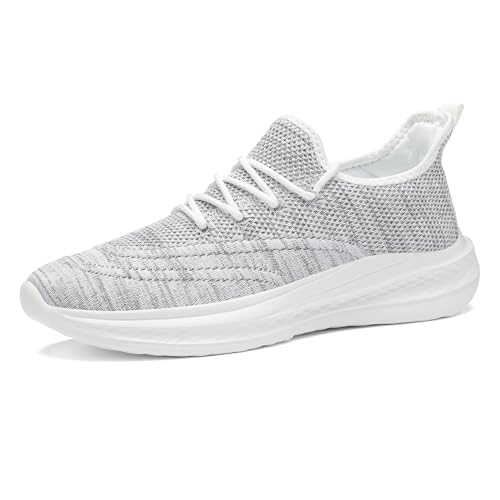 Image of VAMJAM Men's Running Shoes Slip On Walking Shoes Non Slip Lightweight Workout Breathable Gym Sneakers Fashion Mesh Sneakers