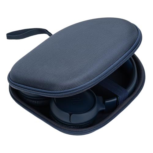 Image of Ginsco Case Compatible with JBL Tune 510BT /520BT /500BT with Sony WH-CH520 /510, Ultra-Slim Hard Shell Headphone Case for On Ear Headphones (Navy Blue)