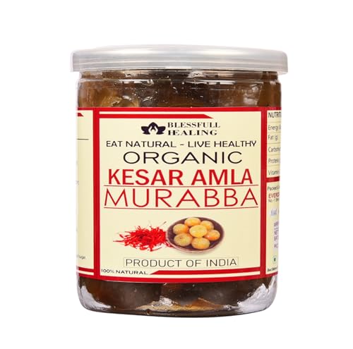Blessfull Healing Organice Kesar Amla Murabba 1 lb (453 Gram) Airtight Container image 4