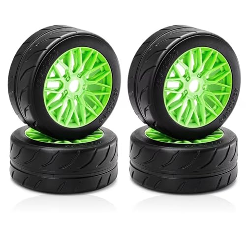 RC�^�C���J�[ For Arrma 1/7 For Infraction 6s For Limitless 1/8 Hongnor X3gt ���j�o�[�T���z�C�[���^�C�� �t���b�g�����j���O���Z�p�^�C�� �R���g���[���J�[�p(Green)