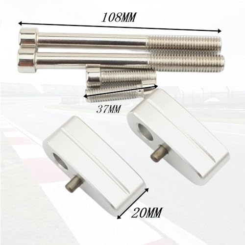Kit de Mango de 20mm Elevador de Manillar para Conducción Relajada en Moto BMW 6