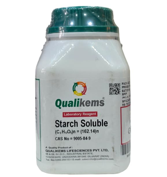 QUALIKEMS Starch Soluble 500GM CAS NO=9005-84-9 (lab use only)-image-9