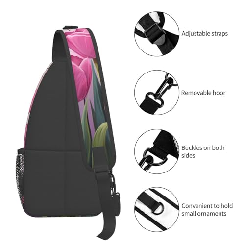 Morrales tipo bandolera unisex para viaje 15.3x7.2x3.5 pulgadas miniatura 5
