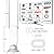 Indoor TV Antenna for Smart TV, 360° Reception Digital HD Antenna Without Cable, Support 4K/8K/1080p for Free Local Channels, with Super Signal Booster (1Bunny, Medium)