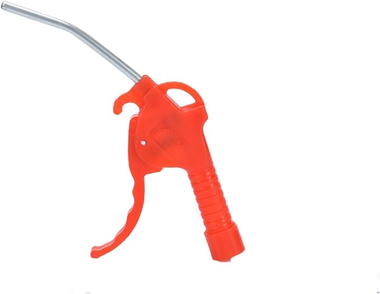 1PCS Pneumatic Blow Air Tool Metal Bent Tube Nozzle Blue Dust 105mm Dust Removing Air Blow Accessory(A001 Yellow Lengthen)