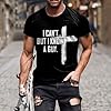 Mens T Shirts,Mens Fashion Casual Short Sleeve Pullover T Shirt Printed Top Black #1