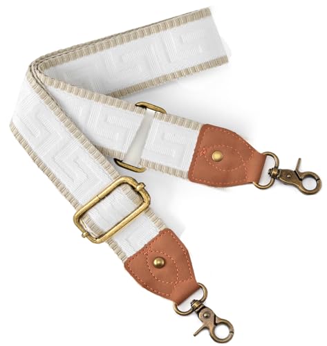 Image of Purse Strap Replacement Crossbody Wide Shoulder Strap Handbag Adjustable Embroidery Guitar Style Bag Strap