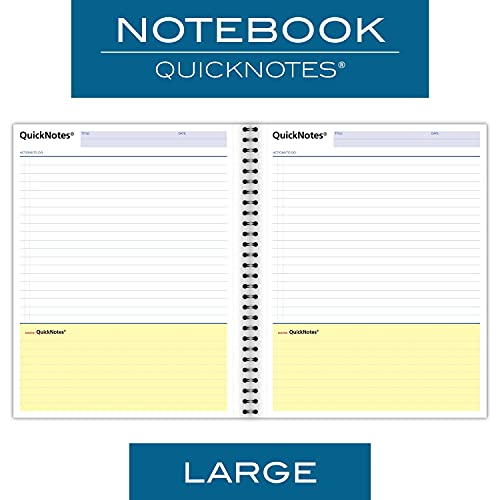 Mead Cambridge Limited Quicknotes Business Notebook (6066) 8-1/2 X 11" #TOP2
