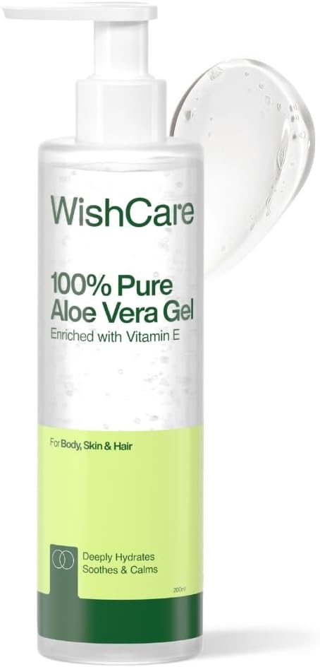 Pure & Natural Aloe Vera Gel for Skin, Face and Hair | For Hydrating, Moisturizing & Soothing Skin | For Men and Women | 200ml
