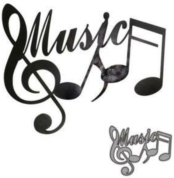 Music Word Notes Metal Cutting Dies Decoration Scrapbook Craft Card Making