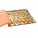 Variegated Gold Leaf Sheets - KINNO Multiple Types of Metal Leaf Papers with Patterns for Gilding Projects,Type 1 (25 Sheets Per Booklet)