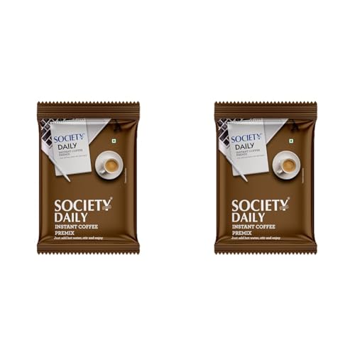 Image of Society Daily Coffee Premix | 1 kg Pouch | Instant Coffee | Flavourful & tasty | Enticing Aroma (Pack of 2)