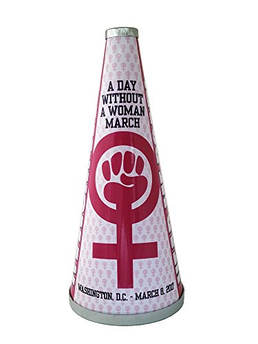 Get Heard! The Best Women's Right Protest Megaphone (professional cheerleading megaphone with a purpose! Fully decorated to help you get the message out!) (Purple)