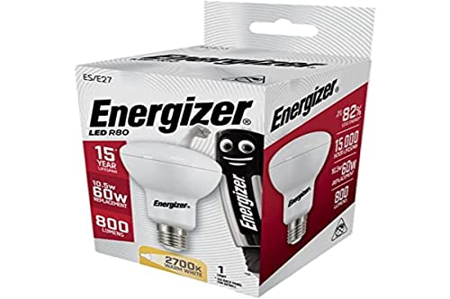 Energizer R Model LEDs LED R80 Energy Saving Lightbulb, 11 W, Warm White