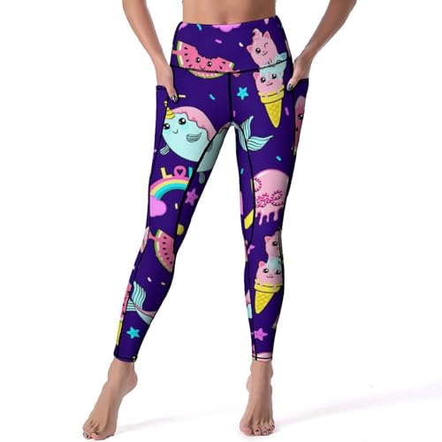 Legging licorne baleine pour vos séances de yoga au gym S