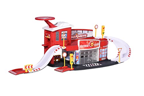 Majorette 212050014 - Creatix Fire Station + 1 Car