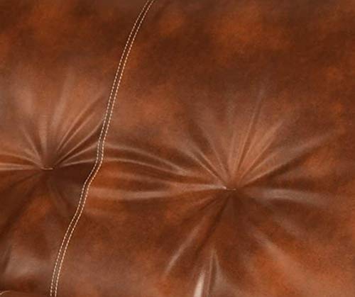 Full Size Camel Futon Cover Only Bonded Leather Premium Collection Fits 6-8 Inch Futons Mattress (Havana) #TOP11