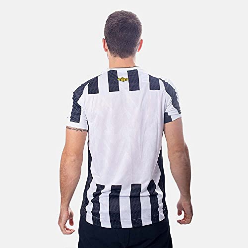 Camisa Santos Oficial 2 2021, Umbro, Masculino, Branco/Preto, GG
