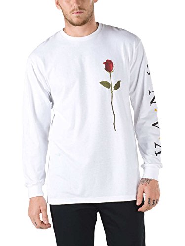 Vans_Apparel Rose Pack LS Maglietta, Bianco