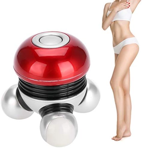 Kireina Mini Massager, Portable Handheld Electric Vibrate Body Massage with LED Lamp for Tension Stress Relax Soothing Relief Circulation