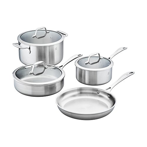ZWILLING Spirit Stainless Stainless Steel Cookware Set, 7pc