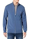 GANT Superfine Lambswool Zip CARDIGA Suéter cárdigan, Stone Blue Melange, XXL para Hombre