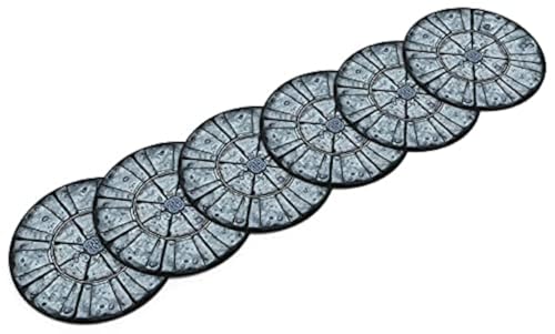 Strefy neoprenowe do Age of Sigmar - Stony - 6 sztuk